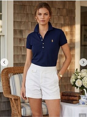 Ralph Lauren Petit Women's White Shorts
